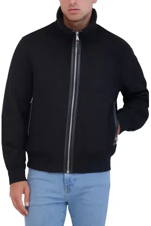 Robert Graham Faux Suede Bomber Jacket in at Nordstrom, Size Xx-Large