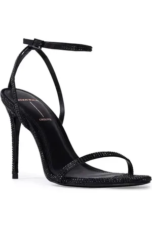BLACK SUEDE STUDIO Everly Ankle Strap Sandal in at Nordstrom, Size 10Us