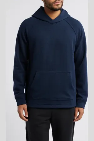 Zella Edge Chevron Jacquard Hoodie in at Nordstrom, Size Large