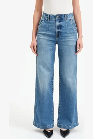 Danny Daze Far Out High Waist Wide Leg Trouser Jeans in at Nordstrom, Size 29
