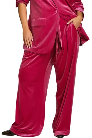 UNIVERSAL STANDARD Wide Leg Velvet Pants in at Nordstrom