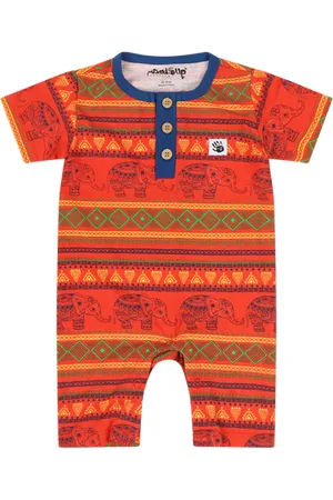 Mixed Up Suave Baby Romper in at Nordstrom, Size 6-9M
