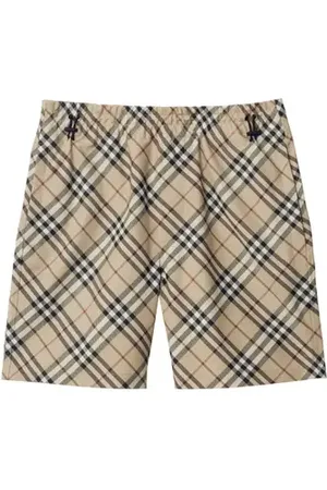 Burberry Check Twill Shorts in at Nordstrom, Size Xx-Large