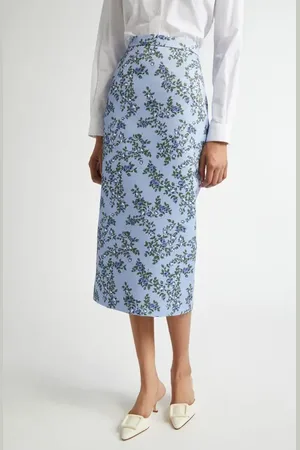 EMILIA WICKSTEAD Lorelei Floral Pencil Skirt in at Nordstrom, Size 2 Us