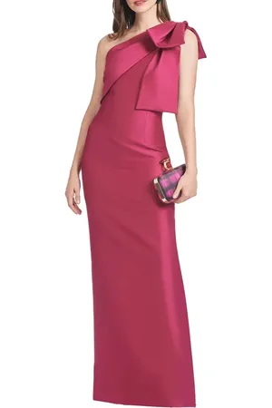 Sachin & Babi Bonnie One-Shoulder Stretch Mikado Gown in at Nordstrom, Size 6
