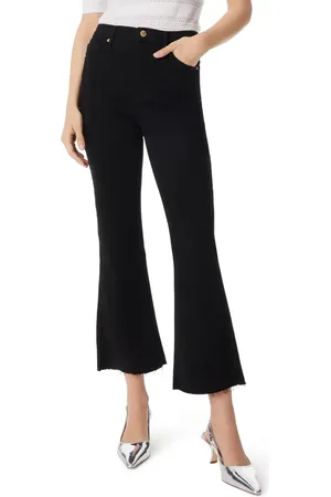 Sam Edelman Linnie Raw Hem High Waist Kick Flare Jeans in at Nordstrom, Size 25