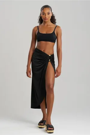Natori Solid Jersey Pareo w/ Hammered Brass Ring in at Nordstrom, Size X-Small