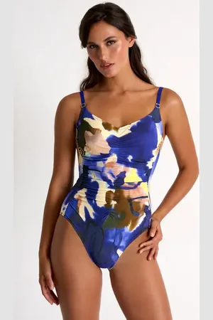 Shan Rahimkhan Classic One-Piece Swimsuit With Front Ruching in at Nordstrom, Size 8