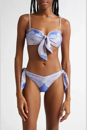 ZIMMERMANN Maxine Tie Detail Two-Piece Swimsuit in at Nordstrom, Size 2