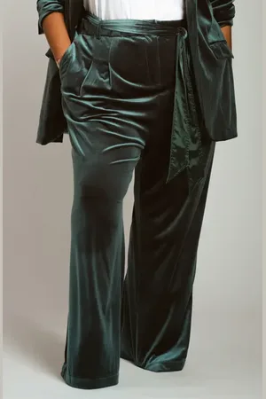 UNIVERSAL STANDARD Wide Leg Velvet Pants in at Nordstrom, Size 2Xl