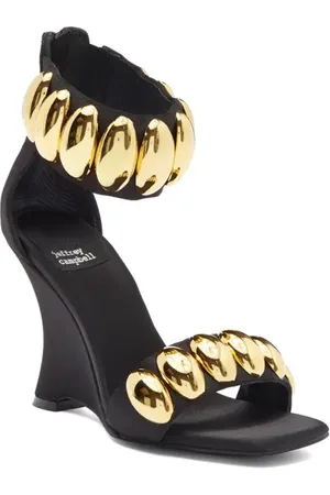 Jeffrey Campbell Shuri Ankle Cuff Wedge Sandal in at Nordstrom, Size 5