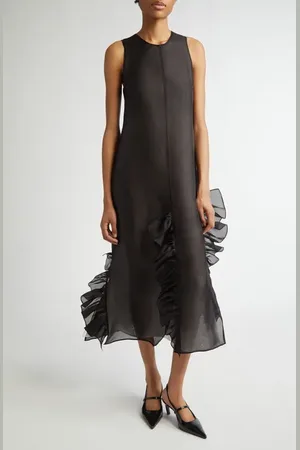 BITE Radieux Organic Silk Organza Evening Dress in at Nordstrom, Size 6 Us