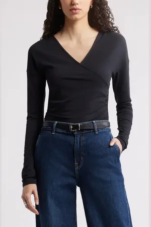 Nordstrom Faux Wrap Top in at , Size X-Small