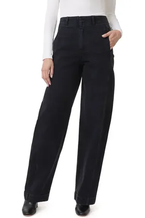 HABITUAL High Waist Side Panel Ankle Barrel Leg Jeans in at Nordstrom, Size 24