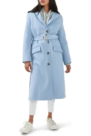 Belle & Bloom Skylilght Longline Wool Blend Coat in at Nordstrom, Size X-Small