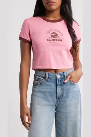 Rip Curl Hookipa Graphic Baby Tee in at Nordstrom, Size X-Large