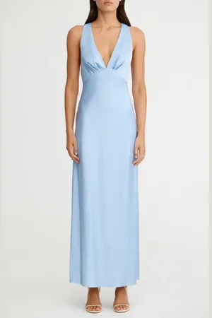 Significant Other Lucile Sleeveless Satin Maxi Dress in at Nordstrom, Size 12 Us