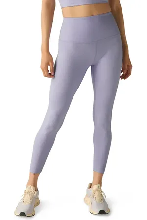 Beyond Yoga High Waist Rib Midi Leggings in at Nordstrom, Size Large
