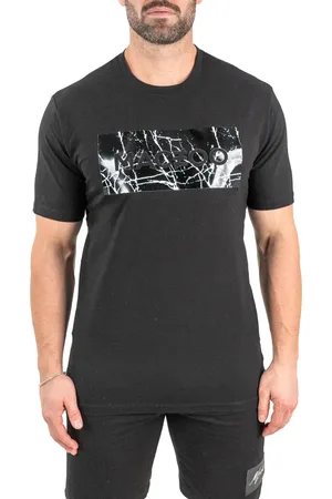 Maceoo Marble Cotton Graphic T-Shirt in at Nordstrom, Size 7