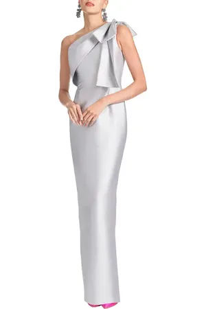 Sachin & Babi Bonnie One-Shoulder Mikado Gown in at Nordstrom, Size 16W