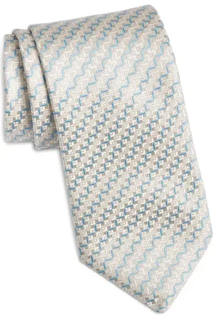 CANALI Pattern Silk Tie in at Nordstrom