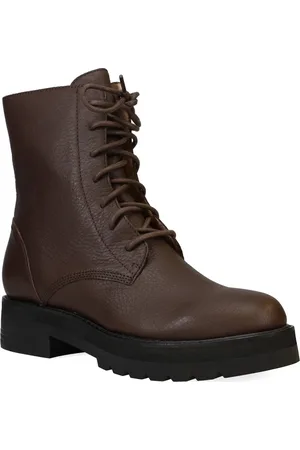 Eileen Fisher Coin Lace-Up Combat Boot in at Nordstrom, Size 8.5