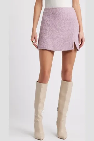 Open Edit Tweed Miniskirt in at Nordstrom, Size Large