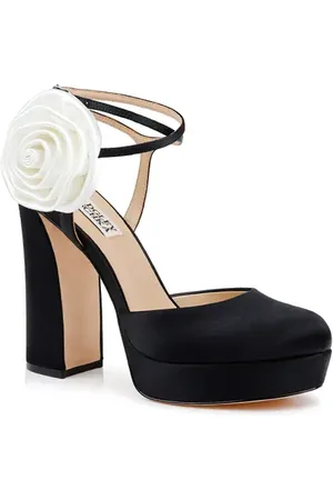 Badgley Mischka Janessa Ankle Strap Platform Pump in at Nordstrom, Size 5.5