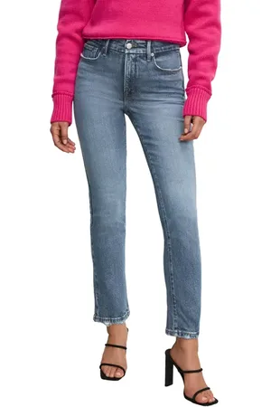GOOD AMERICAN Good Legs Straight Leg Jeans in at Nordstrom, Size 00