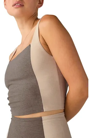 Beyond Yoga Space Dye Colorblock Crop Tank in at Nordstrom, Size Small