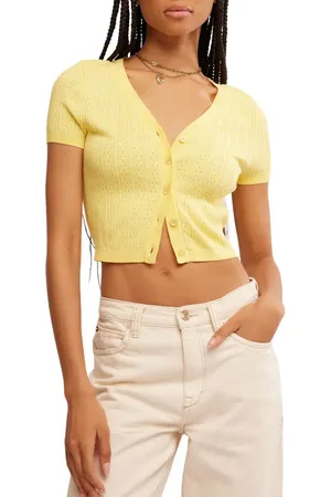Free People Cassie Crop Cardigan in at Nordstrom, Size X-Large