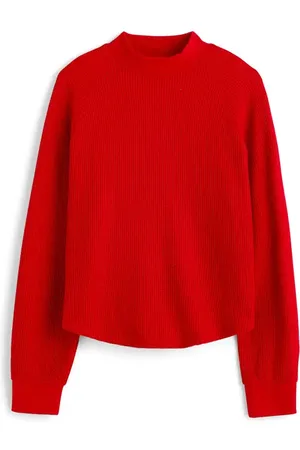 Madewell Long Sleeve Waffle Knit Crewneck T-Shirt in at Nordstrom, Size X-Small