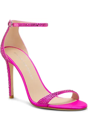 Stuart Weitzman Nudist Shine 100 Sandal in at Nordstrom, Size 8