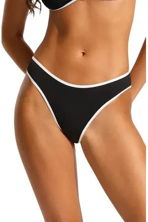 Seafolly Beach Bound High Cut Bikini Bottoms in at Nordstrom, Size 6 Us