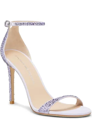 Stuart Weitzman Nudist Shine 100 Sandal in at Nordstrom, Size 7.5