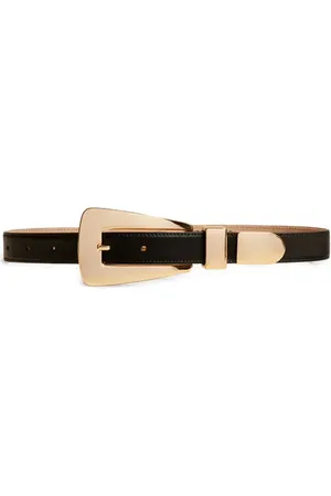 Khaite Lucca Leather Belt in at Nordstrom, Size 75