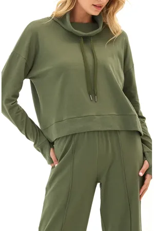 Threads 4 Thought Shai Cozy Fleece Cowl Neck Sweatshirt in at Nordstrom, Size Small