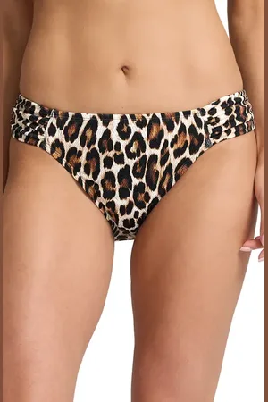 Tommy Bahama Island Cays Leopard Hipster Bikini Bottoms in at Nordstrom, Size Small
