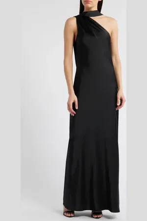 WAYF The Avery One-Shoulder Satin Gown in at Nordstrom, Size Xx-Small