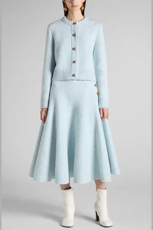 Bottega Veneta Boucl?? Knit A-Line Skirt in at Nordstrom, Size X-Small