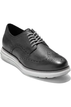 Cole Haan OriginalGrand Remastered Shortwing Oxford in Black /December Sky at Nordstrom, Size 9
