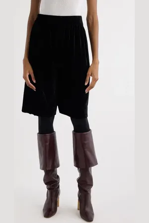 Chloé Liquid Velvet Bermuda Shorts in at Nordstrom, Size 4 Us