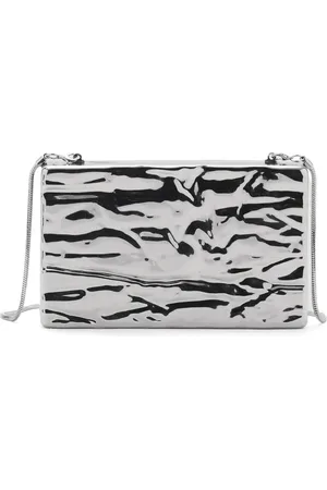 MANGO Textured Metal Clutch in at Nordstrom