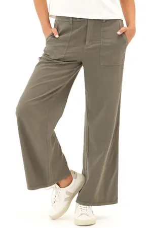 Threads 4 Thought Pamela Stretch Twill Wide Leg Pants in at Nordstrom, Size Xx-Large