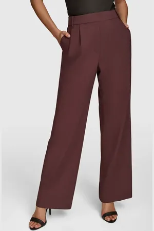 Donna Karan Pleated Wide Leg Pants in at Nordstrom, Size 6