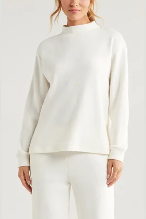 Zella Cozy Waffle Knit Tunic in at Nordstrom, Size X-Small