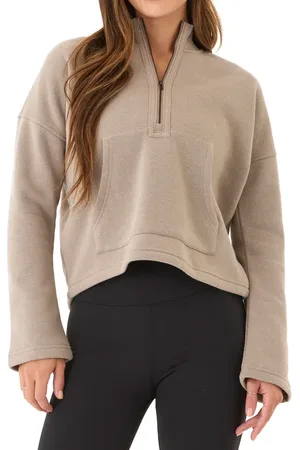 Threads 4 Thought Nikki Triblend Half Zip Sweatshirt in at Nordstrom, Size Small