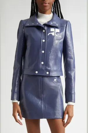 Courrèges Re-Edition Vinyl Jacket in at Nordstrom, Size 6 Us