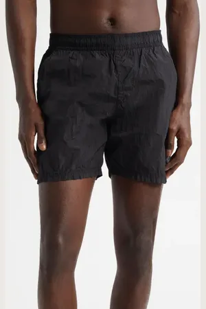 Stone Island Compass Logo Patch Swim Trunks in at Nordstrom, Size X-Large