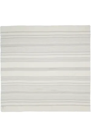 Johnstons Of Elgin Variegated Stripe Wool Blend Scarf in at Nordstrom